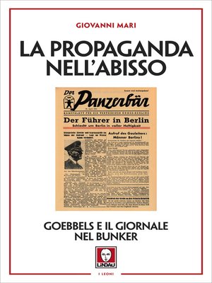 cover image of La propaganda nell'abisso